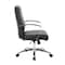 Officesource Studio Collection Mid Back Chair with Chrome Frame 696VBK - alternate 4